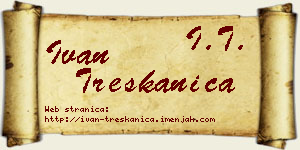 Ivan Treskanica vizit kartica